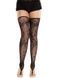 Панчохи Leg Avenue Floral Net Toe Loop Footless Thigh Highs One Size SX2763,4 - інтернет-магазин інтимних товарів Squitter