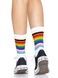 Leg Avenue Pride crew socks RainbowSO8584,4 - интернет-магазин интимных товаров Squitter