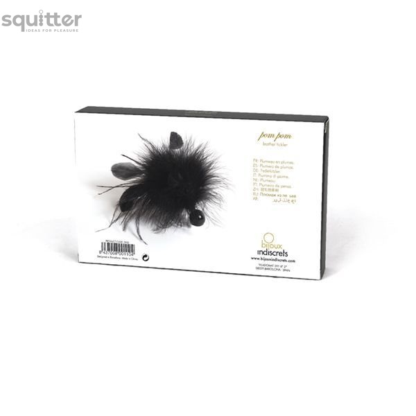 Метелочка Bijoux Indiscrets Pom Pom - feather tickler SO2674 фото