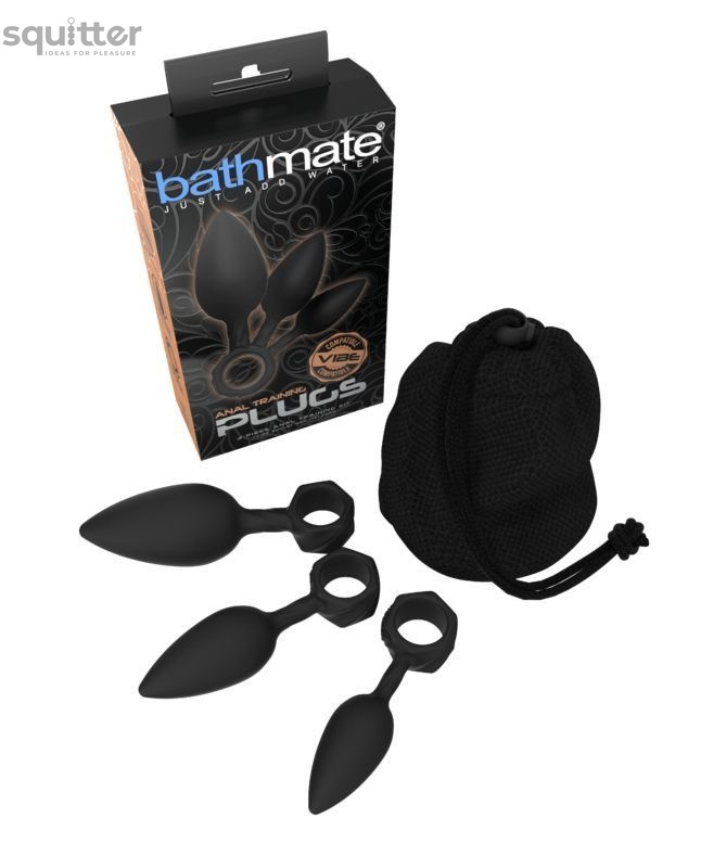 Набор анальных пробок Bathmate Anal Training Plugs, диаметр 2,5см - 3,1см - 3,8см SO3359 фото