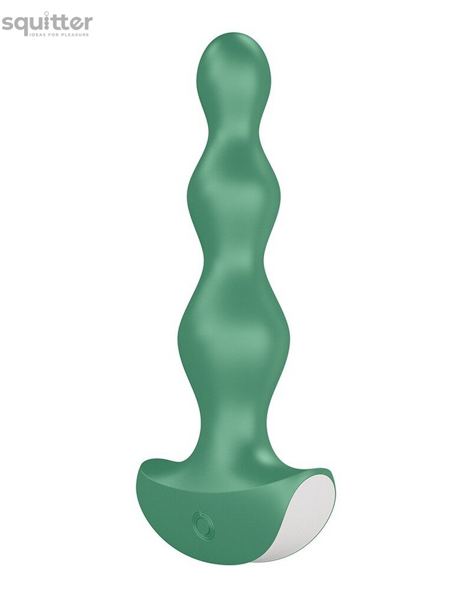 Анальный стимулятор-бусины с двумя моторами Satisfyer Lolli-Plug 2 Green SO4926 фото