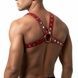 Чоловіча портупея Art of Sex - Spartacus, екошкіра, колір червоний, розмір L-2XL SX3460,2 - інтернет-магазин інтимних товарів Squitter