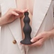 Насадка для страпона Strap-On-Me Dildo Plug Beads Black XXL SO8989 фото 6