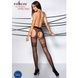 Эротические колготки TIOPEN 002 nero 1/2 (20 den) - Passion, имитация чулок и поясаPS24502,4 - интернет-магазин интимных товаров Squitter