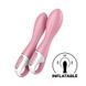 Вібратор точки G надувний Satisfyer Air Pump Vibrator 2 SO8411,1 - інтернет-магазин інтимних товарів Squitter