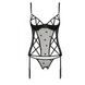 Корсет с подвязками + стринги LOVELIA CORSET black S/M - PassionSO4766,5 - интернет-магазин интимных товаров Squitter