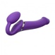 Безремневой страпон с вибрацией Strap-On-Me Vibrating Violet L, диам. 3,7см, пульт ДУ, регулируемый SO3826 фото 1