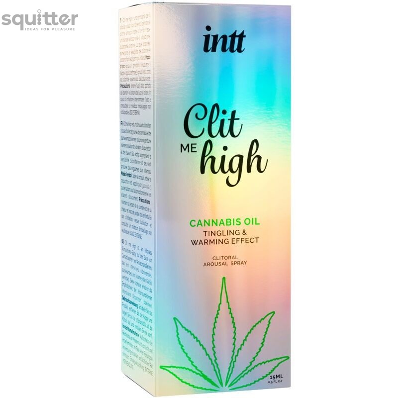 Збуджувальний гель для клітора Intt Clit Me On High Cannabis Oil 15 мл, сильна стимуляція SO8394 фото