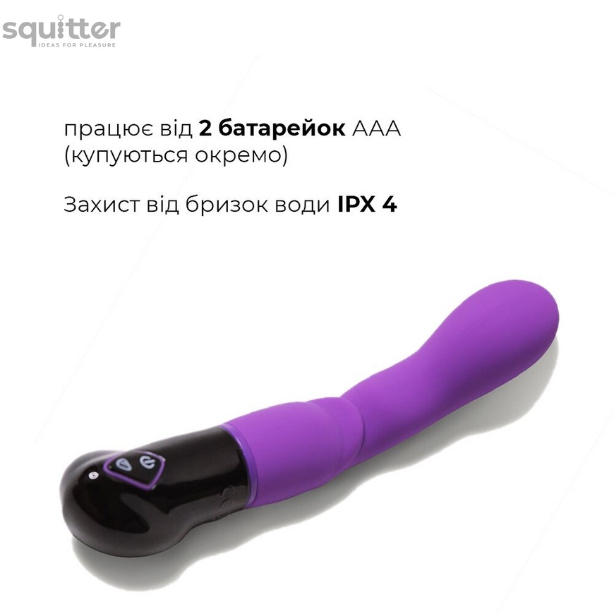 Вибратор Adrien Lastic Nyx, стимуляция точки G и входа во влагалище AD11043 фото