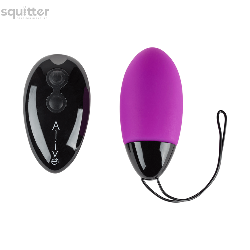 Мощное виброяйцо Alive Magic Egg MAX Violet с пультом ДУ AL40623 фото