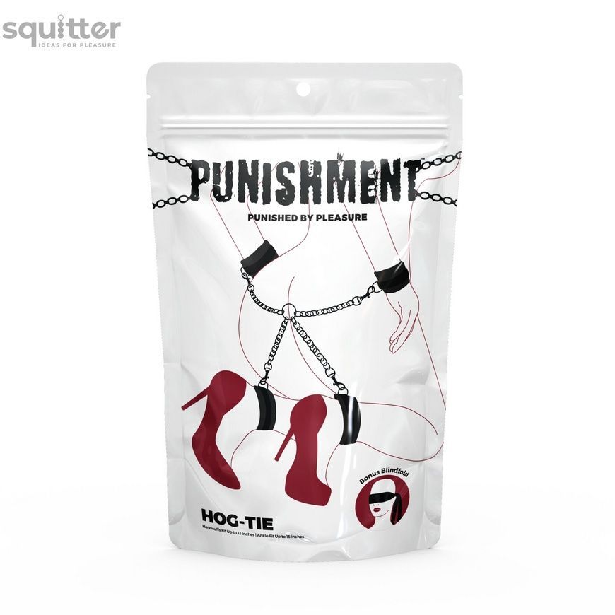 Хрестовина Punishment - Hog-Tie - Black SX2226 - онлайн-сексшоп Сквітер