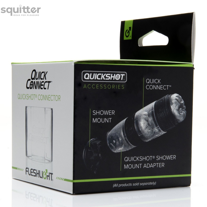 Адаптер Fleshlight Quickshot Quick Connect для з'єднання двох Квікшотов в одну іграшку F19266 фото