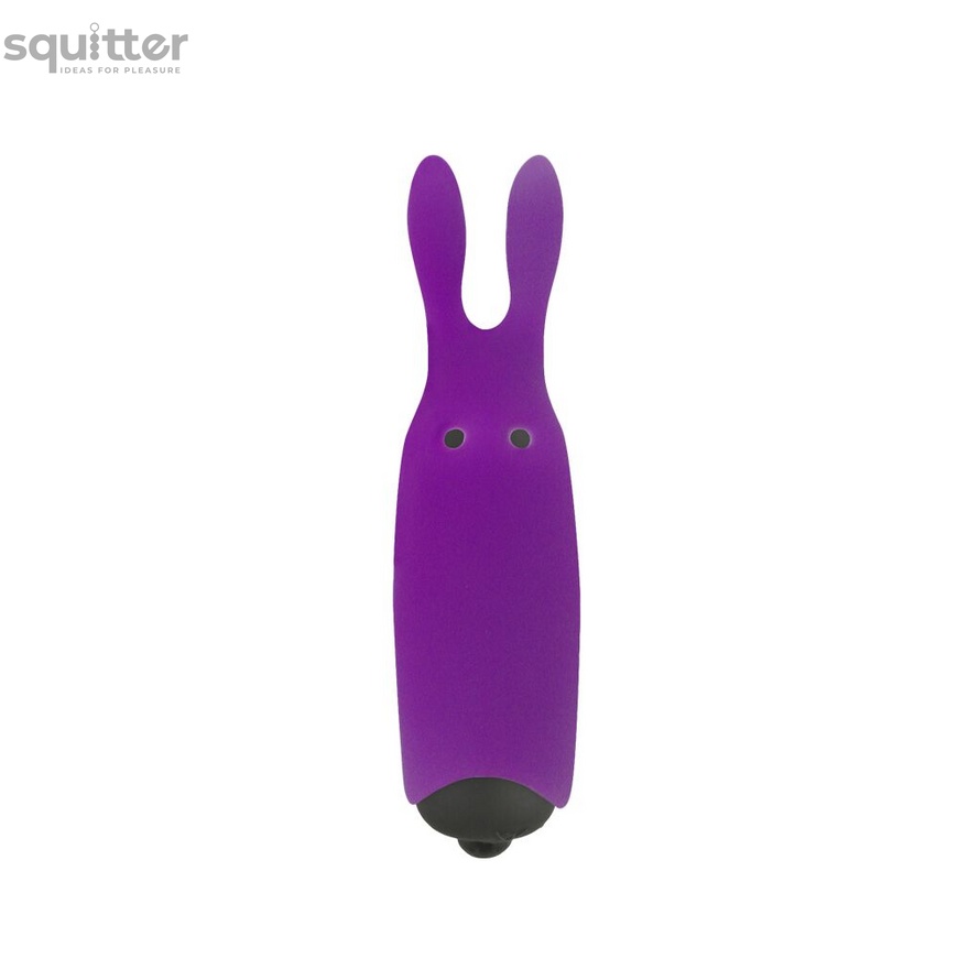 Вибропуля Adrien Lastic Pocket Vibe Rabbit Purple со стимулирующими ушками AD33483 фото