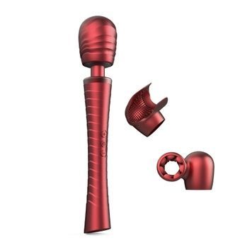 Вібромасажер MAN.WAND EDGY Velvet Red SX4043 - онлайн-сексшоп Сквітер