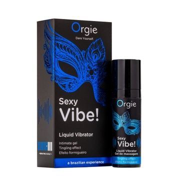 Рідкий вібратор Orgie Sexy Vibe! Liquid Vibrator, 15 мл, з ефектом мурашок SX1549 - онлайн-сексшоп Сквітер