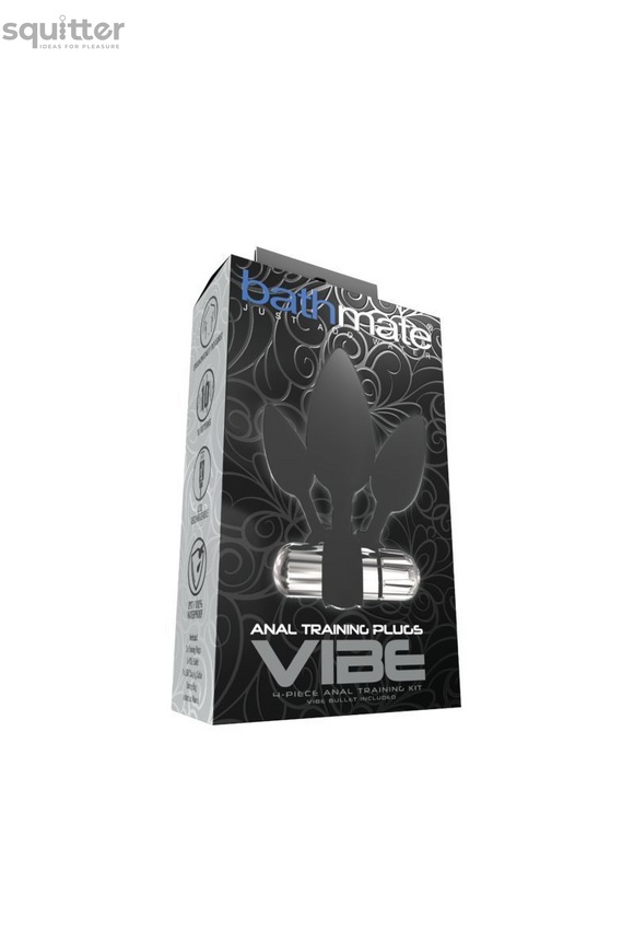 Набор анальных вибропробок Bathmate Anal Training Plugs VIBE, диаметр 2,5см - 3,1см - 3,8см SO3360 фото