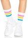 Шкарпетки жіночі в смужку Leg Avenue Pride crew socks Pansexual, 37&ndash;43 розмір SO8585,3 - інтернет-магазин інтимних товарів Squitter