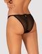 Полупрозрачные трусики с подвеской Obsessive Ivannes panties black S/M, черныеSO7280,2 - интернет-магазин интимных товаров Squitter