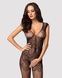 Бодистокинг Obsessive Bodystocking F234 S/M/L, абстрактный рисунок, глубокое декольтеSO7230,1 - интернет-магазин интимных товаров Squitter