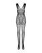Бодистокинг Obsessive Bodystocking F234 S/M/L, абстрактный рисунок, глубокое декольтеSO7230,5 - интернет-магазин интимных товаров Squitter