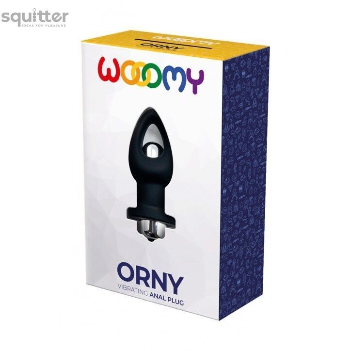 Анальная пробка Wooomy Orny со съемной вибропулей, 1 режим вибрации, диаметр 3,6 см, длина 8,4 см SO7430 - онлайн-сексшоп Сквитер