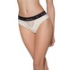 Трусики с широкой резинкой и кружевом Passion PS001 PANTIES ecru, size L SO4163 фото 1