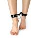 Набір BDSM Art of Sex - Emoji, наручники та поножі, екошкіра, чорний SO9634,4 - інтернет-магазин інтимних товарів Squitter