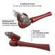 Вібромасажер MAN.WAND EDGY Velvet Red SX4043,3 - інтернет-магазин інтимних товарів Squitter