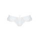 Трусики в горошек, с рюшами и шнуровкой Fatin Thong white S/M - PassionSO5344,5 - интернет-магазин интимных товаров Squitter