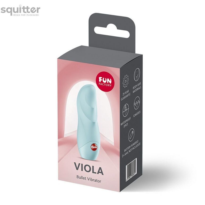Вібратор Fun Factory Viola Ice Blue SX3705 - онлайн-сексшоп Сквітер