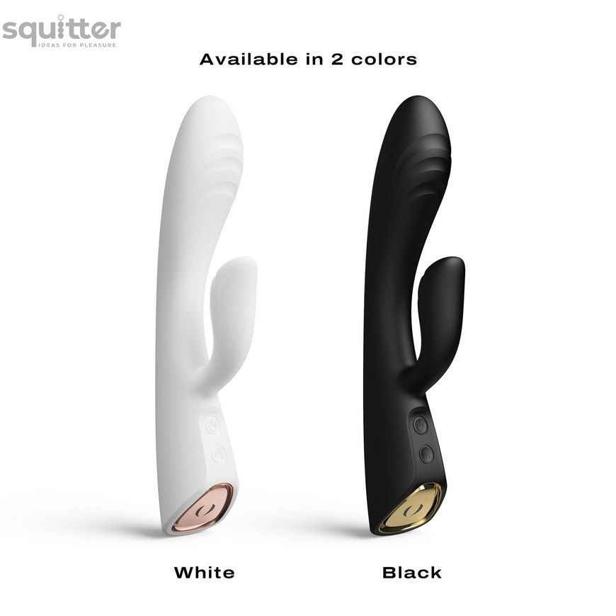 Вібратор-кролик з підігрівом Dorcel FLEXI RABBIT WHITE, гнучкий стовбур SO6817 - онлайн-сексшоп Сквітер