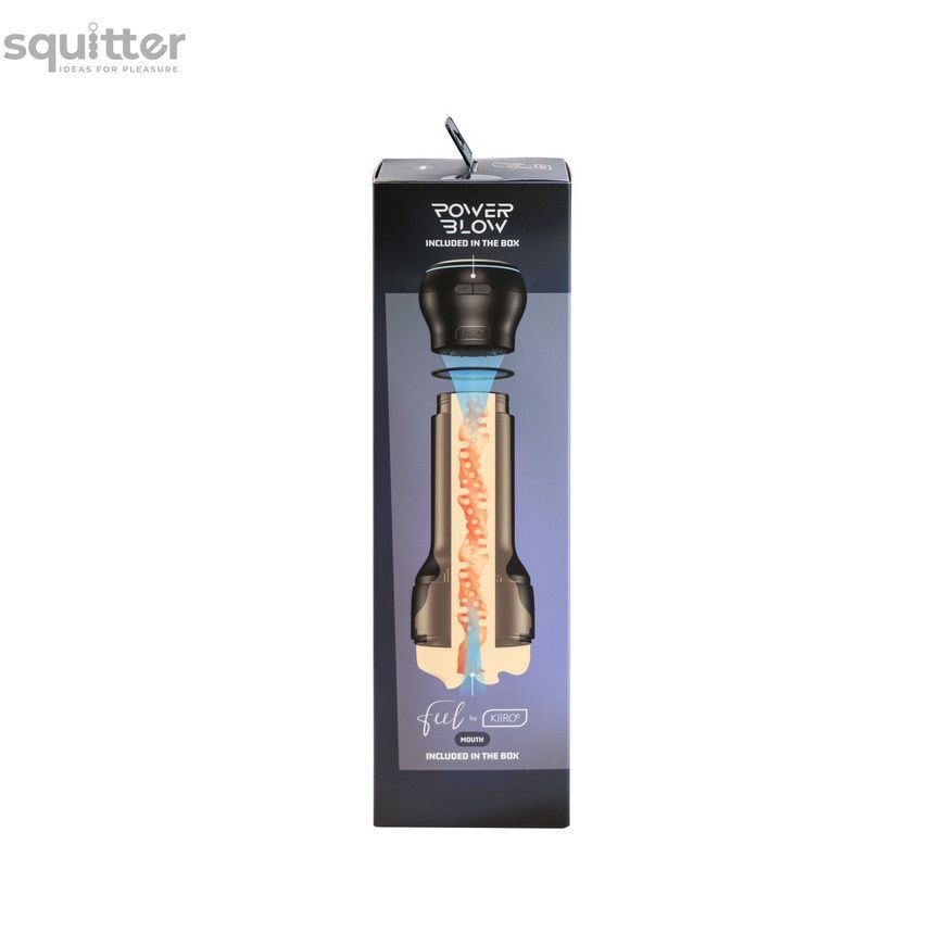 Мастурбатор-ротик Kiiroo Feel Mouth зі всмоктувальною інтерактивною насадкою PowerBlow Combo Set SX1231 - онлайн-сексшоп Сквітер
