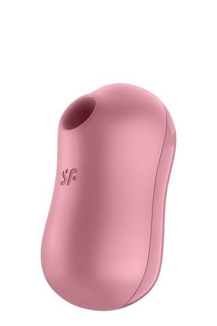 Вакуумный стимулятор с вибрацией Satisfyer Cotton Candy Light Red SO6282 - онлайн-сексшоп Сквитер