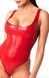 Боді Noir Handmade F352 Red powerwetlook body - XXL SX1979,4 - інтернет-магазин інтимних товарів Squitter