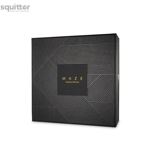 Портупея Bijoux Indiscrets MAZE - X Harness Black, экокожа SO2676 - онлайн-сексшоп Сквитер