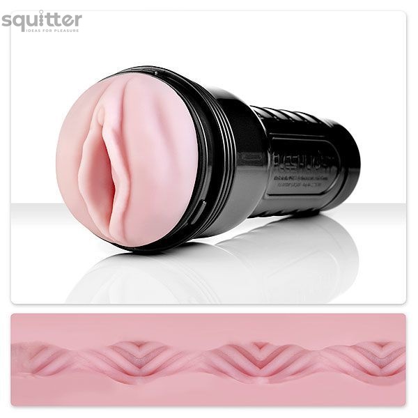 Мастурбатор вагина Fleshlight Pink Lady Vortex, ніжний реалістичний рельєф F17644 фото