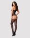 Бодістокінг Obsessive Bodystocking F235 S/M/L, тонкі підв&rsquo;язки, ніжний декор, сіточка SO7231,3 - інтернет-магазин інтимних товарів Squitter