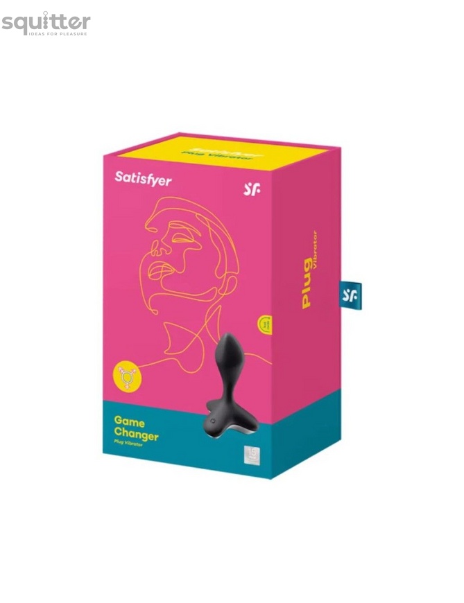 Анальная пробка с вибрацией Satisfyer Game Changer Black SO6103 фото