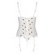 Корсет с подвязками + стринги LOVELIA CORSET white L/XL - PassionSO4768,6 - интернет-магазин интимных товаров Squitter