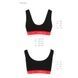 Спортивный топ на широких бретелях Passion PS003 TOP black, size XLSO4214,6 - интернет-магазин интимных товаров Squitter