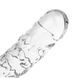 Скляний фалоімітатор Gildo Textured Glass Dildo No. 36 SX5026,8 - інтернет-магазин інтимних товарів Squitter