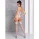 Корсет с подвязками + стринги LOVELIA CORSET white L/XL - PassionSO4768,4 - интернет-магазин интимных товаров Squitter