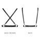 Портупея Bijoux Indiscrets MAZE - X Harness Black, экокожаSO2676,2 - интернет-магазин интимных товаров Squitter
