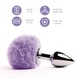 Анальна пробка FeelzToys - Bunny Tails Butt Plug Purple SO5062 фото 2