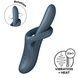 Вібратор з ротацією Satisfyer Heat Flex 4 Grey, підігрів до 39&deg;C SX2170,1 - інтернет-магазин інтимних товарів Squitter