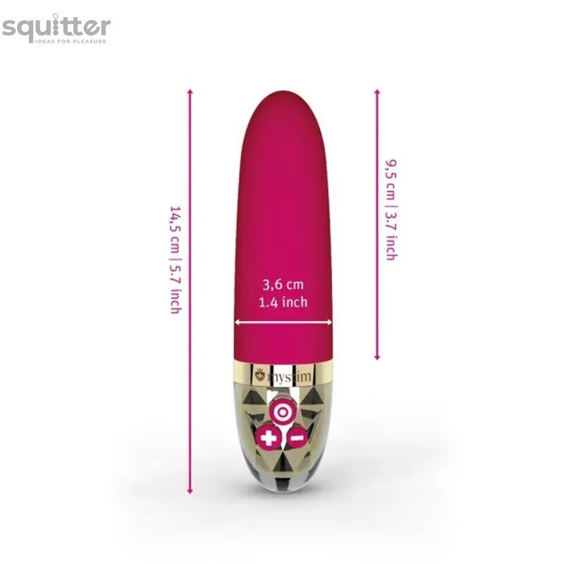 Вибратор Mystim Sleak Freak Pink, 8 режимов, внутренняя и внешняя стимуляция SO8140 - онлайн-сексшоп Сквитер