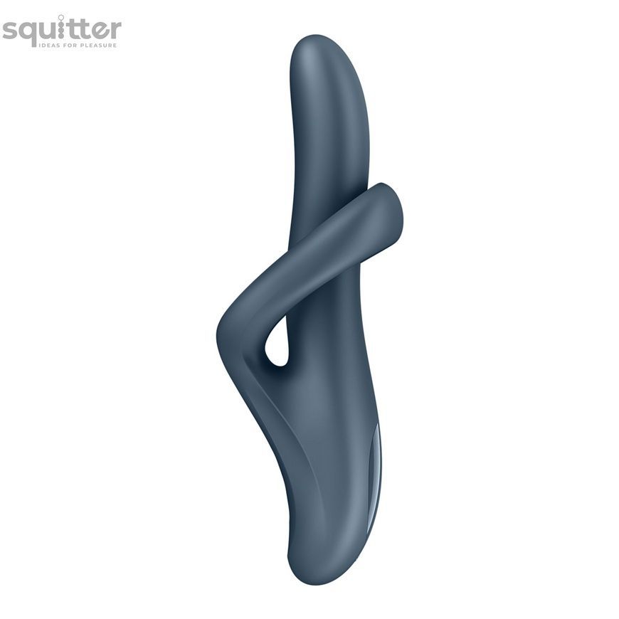 Вібратор з ротацією Satisfyer Heat Flex 4 Grey, підігрів до 39&deg;C SX2170 - онлайн-сексшоп Сквітер