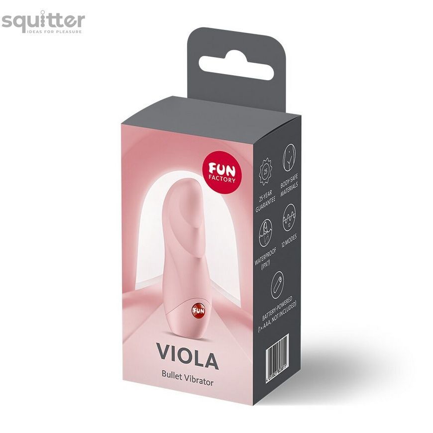 Вібратор Fun Factory Viola Soft Pink SX3706 - онлайн-сексшоп Сквітер