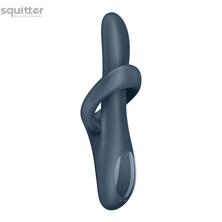 Вібратор з ротацією Satisfyer Heat Flex 4 Grey, підігрів до 39&deg;C SX2170 - онлайн-сексшоп Сквітер