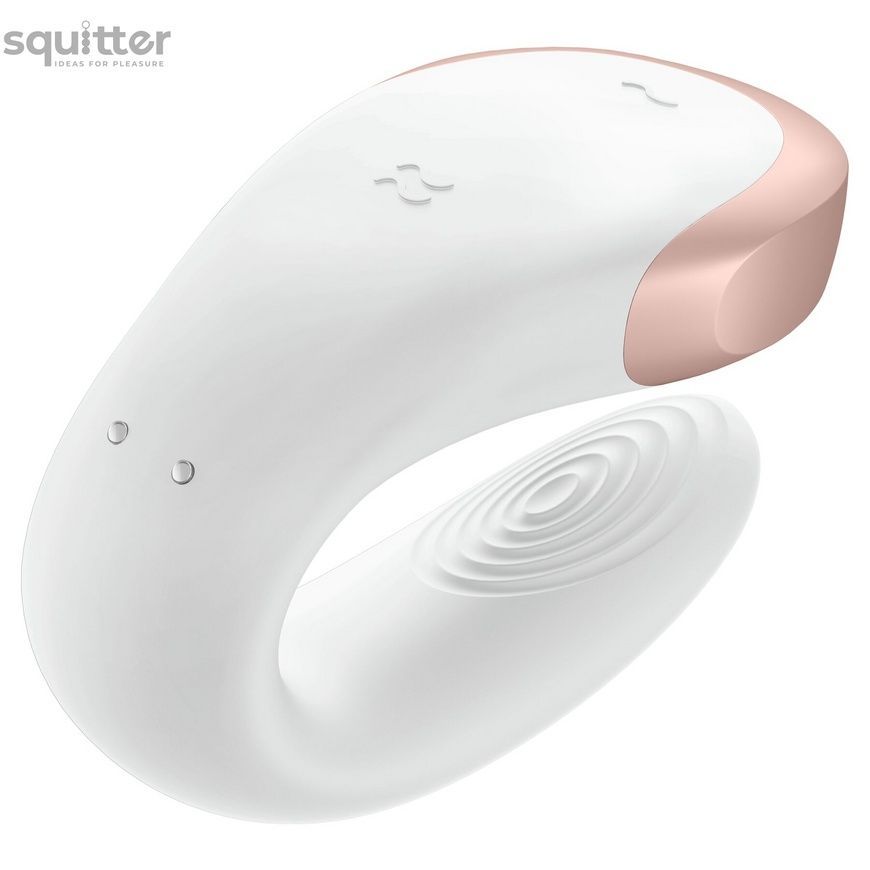Смарт-вібратор для пар Satisfyer Double Love (White) SO4928 - онлайн-сексшоп Сквітер